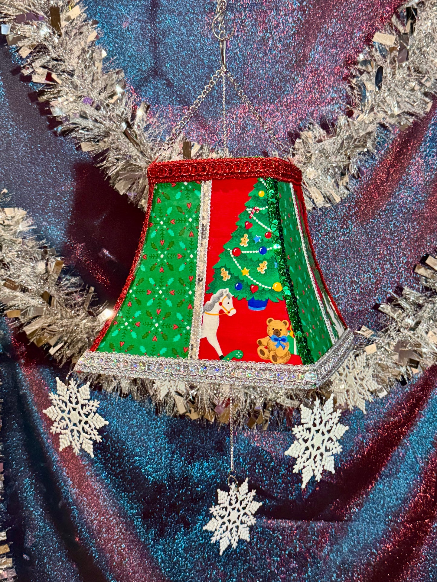 Holly Jolly Vintage Lampshade