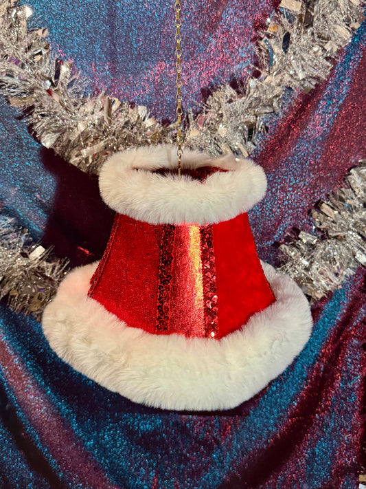 Sparkle Santa Christmas Lampshade